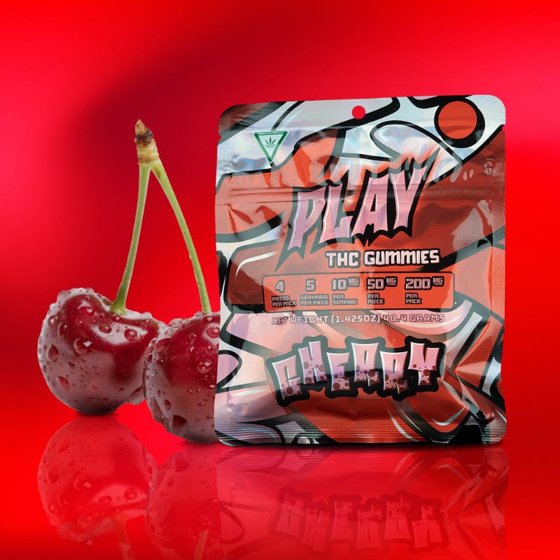 Play Michigan - Play | Cherry | 200mg | Gummies - 1