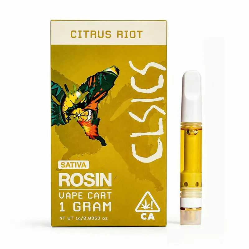 CLSICS - Citrus Riot - Live Rosin Vape Cartridge - 1g