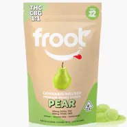 Froot Pear 1:1 CBG:THC Gummies - 100mg CBG: 100mg THC