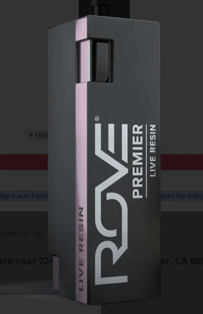 Rove Blackberry OG Premier Live Resin Cartridge .5g