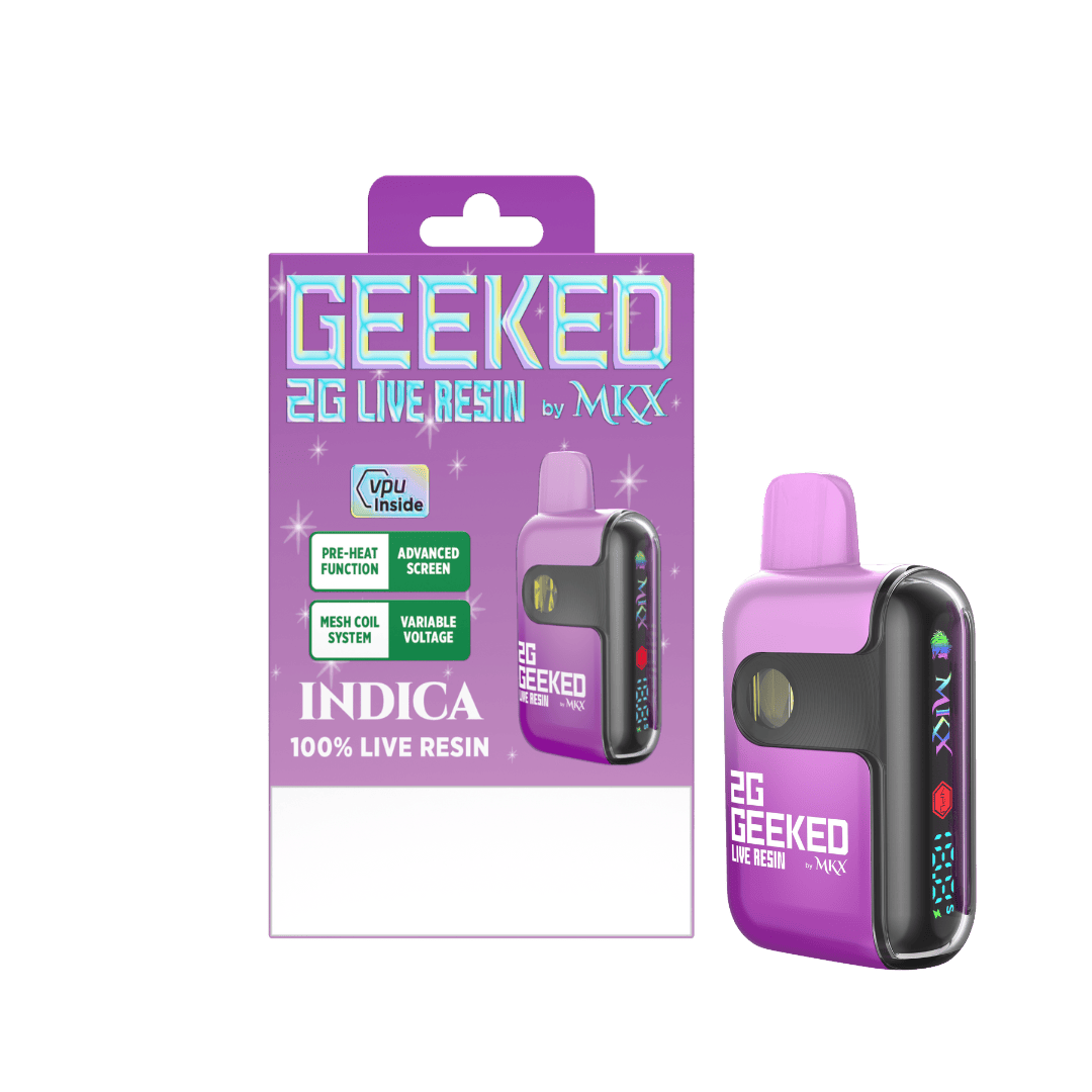 MKX Oil Co - Geeked By MKX - 2g Live Resin Disposable - Grape Beltz - Indica - 1