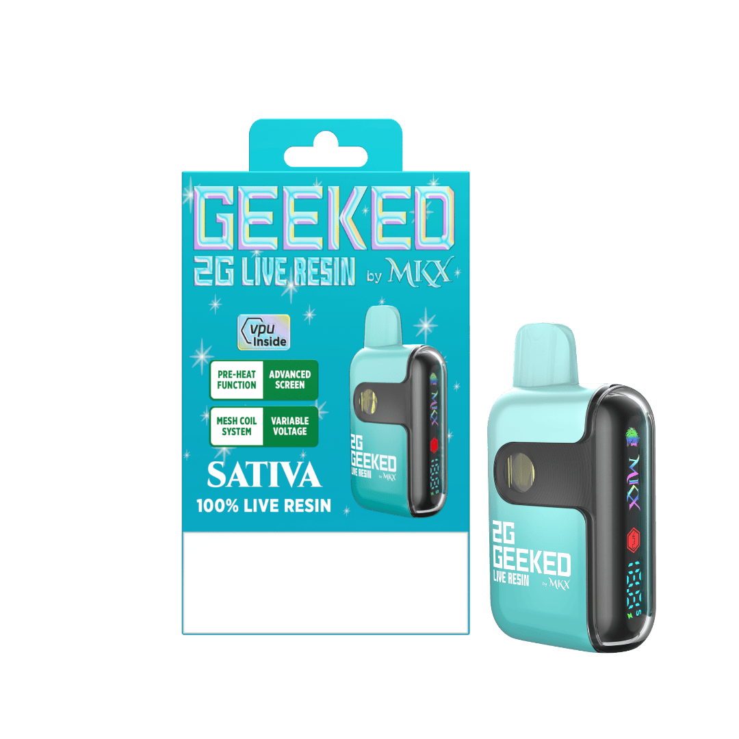 MKX Oil Co - Geeked By MKX - 2g Live Resin Disposable - Vortex - Sativa - 1