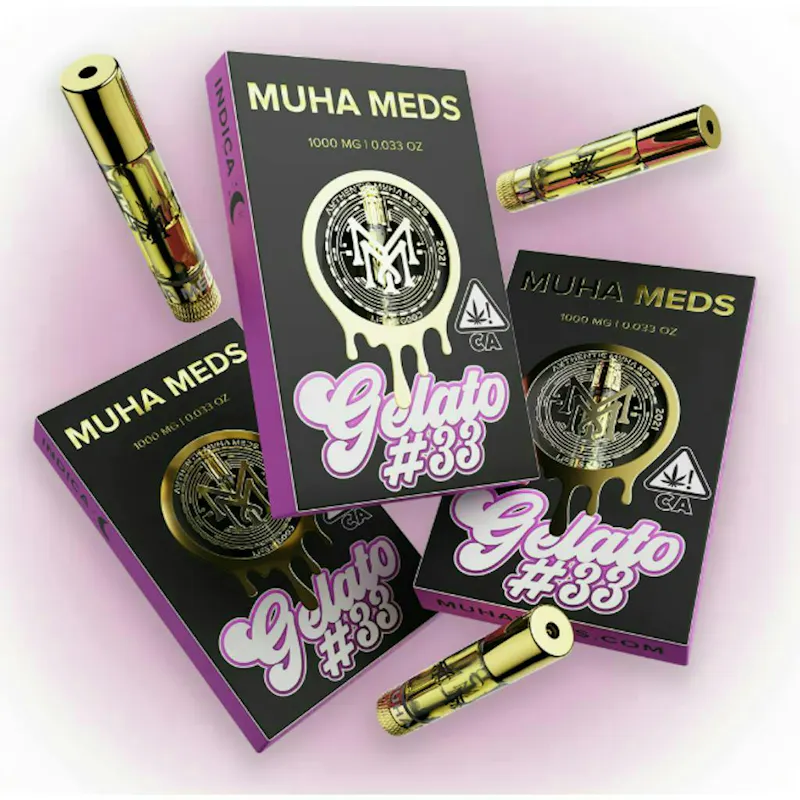 Muha Meds Gelato #33 Cartridge 1g