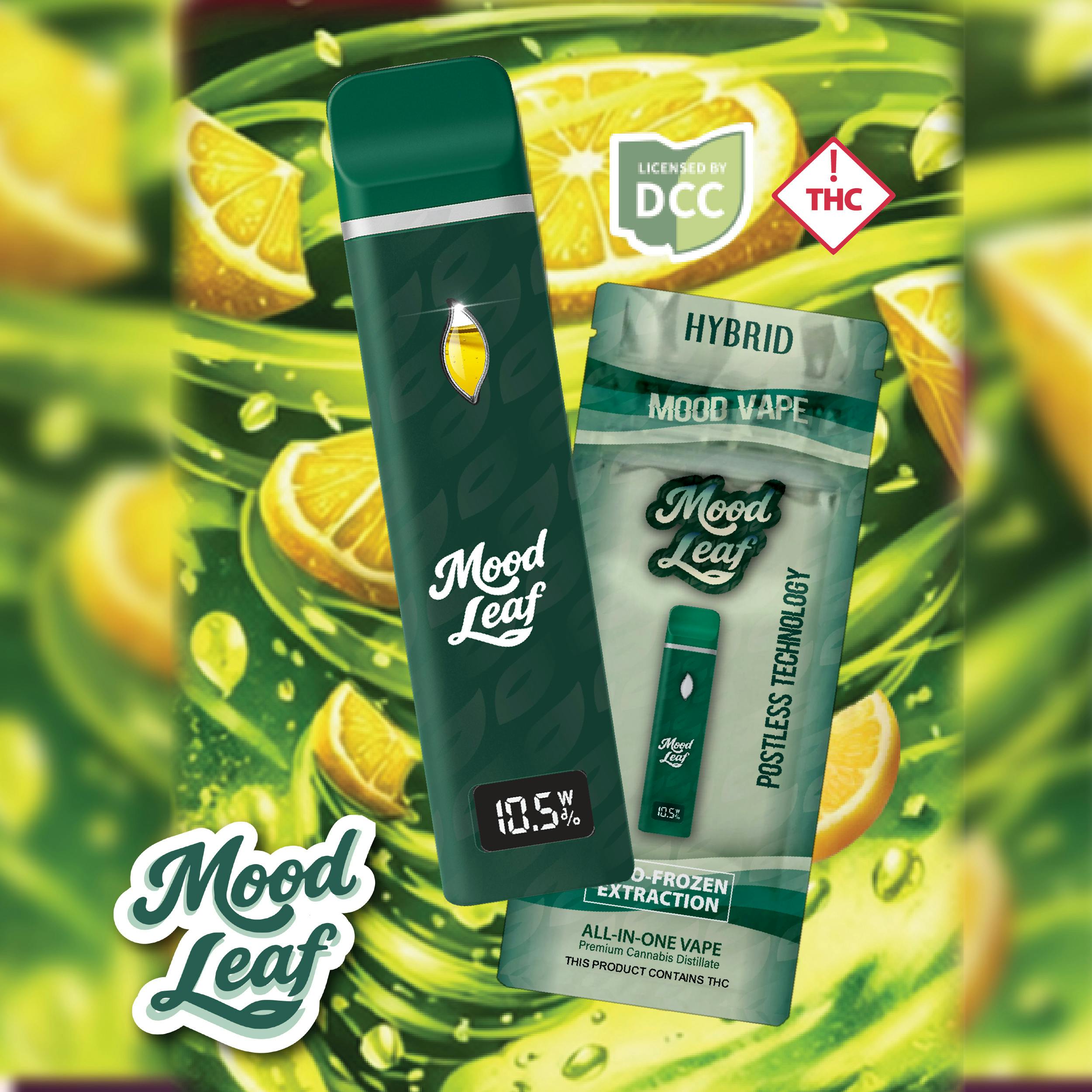mood bar vape Lemon Cherry Gelato | Disposable | 1g Flavour:5 x Menthol foger ct10000 Disposable Nic Vapes Online
