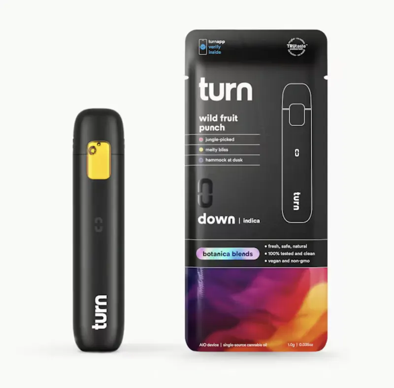 turn Wild Fruit Punch Disposable 1g disposable