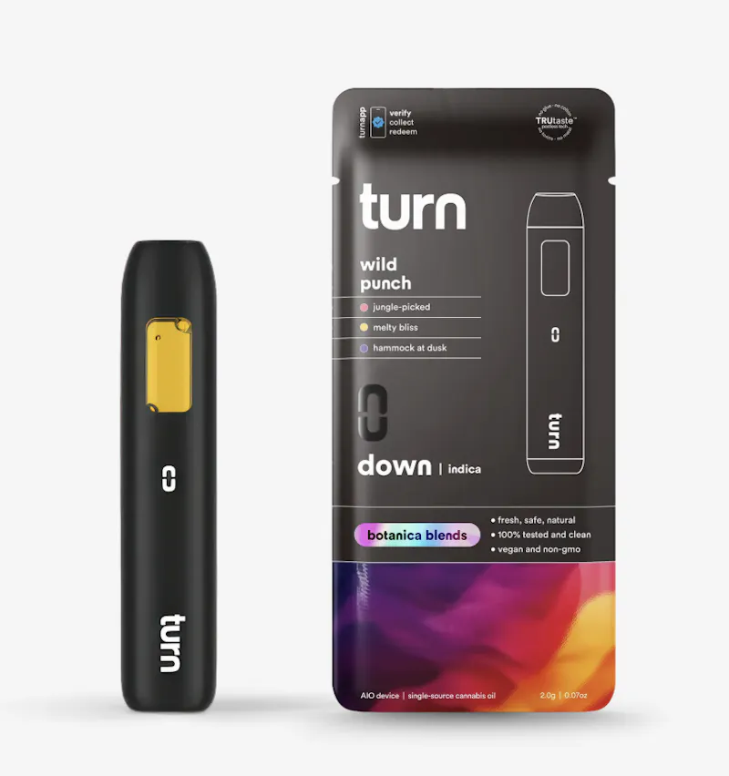 turn Wild Fruit Punch Disposable 2g