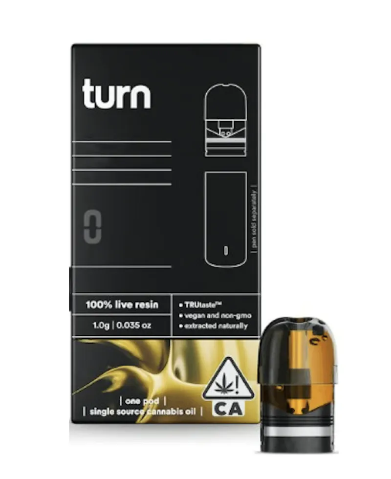 turn Apple Jacks Live Resin Pod 1g