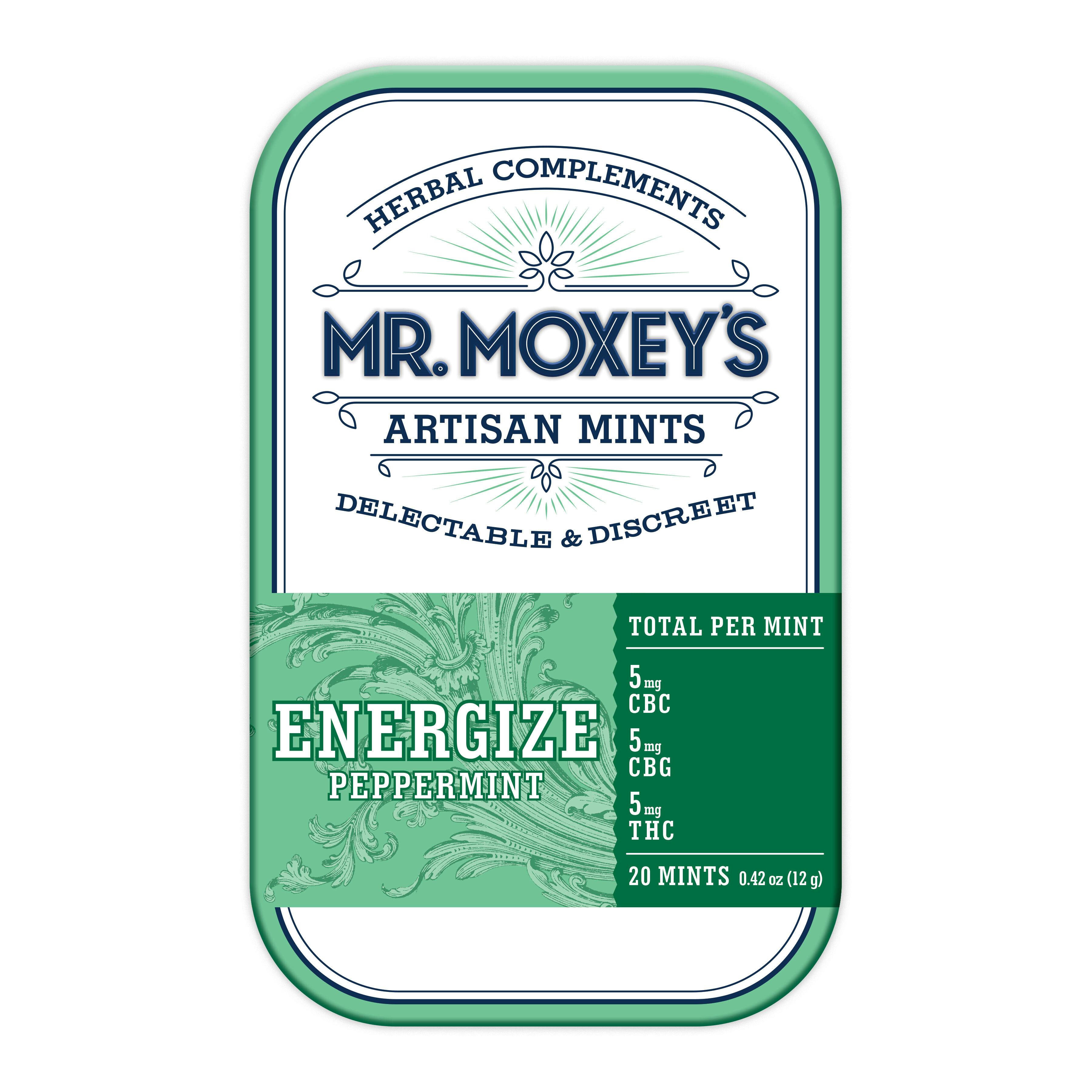 Mr. Moxey's - Energize 1:1:1 CBC + CBG Peppermint Mints (100mg CBC/ 100mg CBG/ 100mg THC) - 1