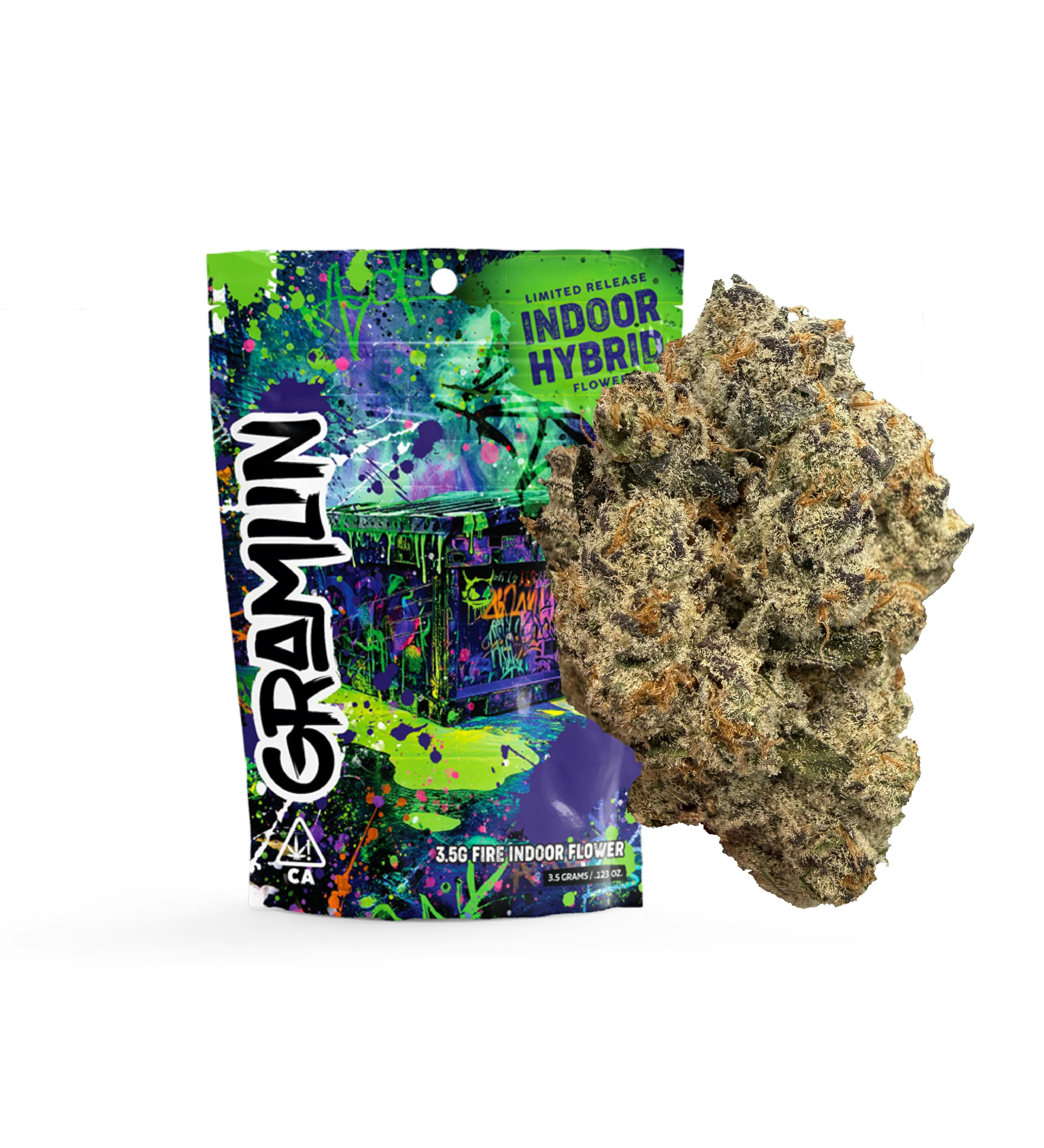Gramlin - White Runtz x GMO Fire Indoor Flower 3.5g - 1