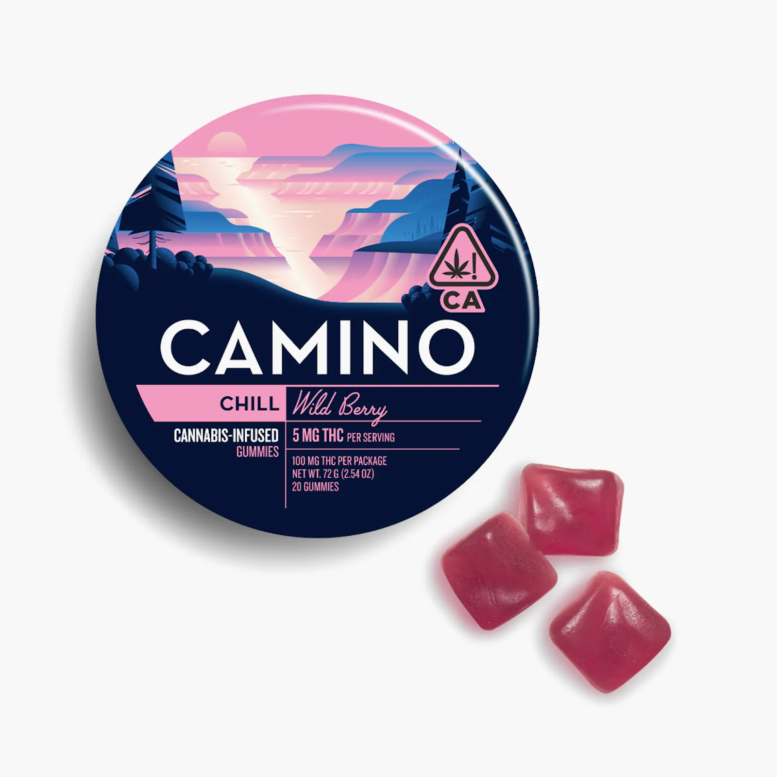 Wild Berry Gummies | 100mg | 20ct | 5mg/ea