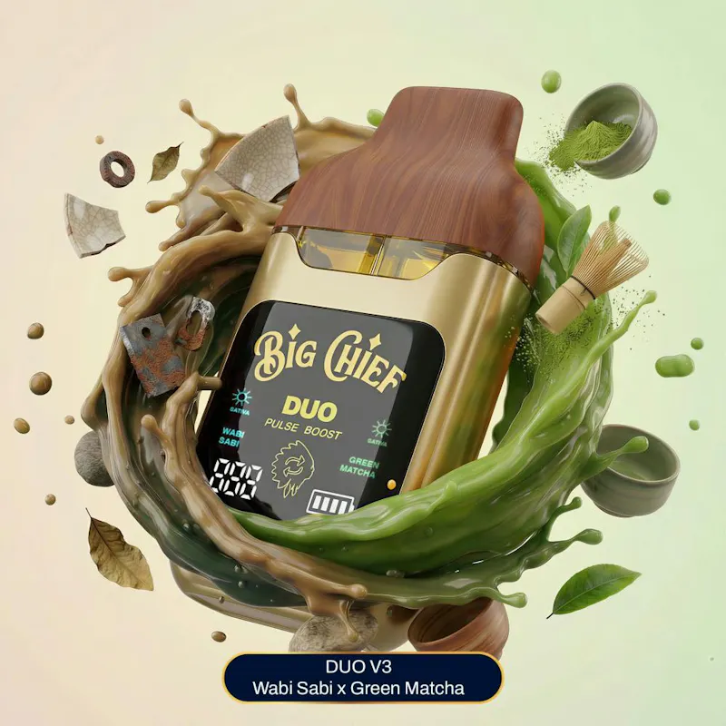 Big Chief Wabi Sabi x Green Matcha V2 Liquid Diamonds Disposable 2g disposable