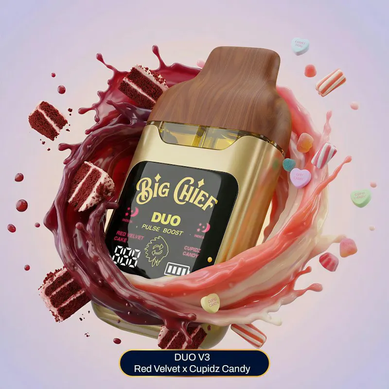 Big Chief Red Velvet Cake x Cupidz Candy V2 Liquid Diamonds Disposable 2g disposable