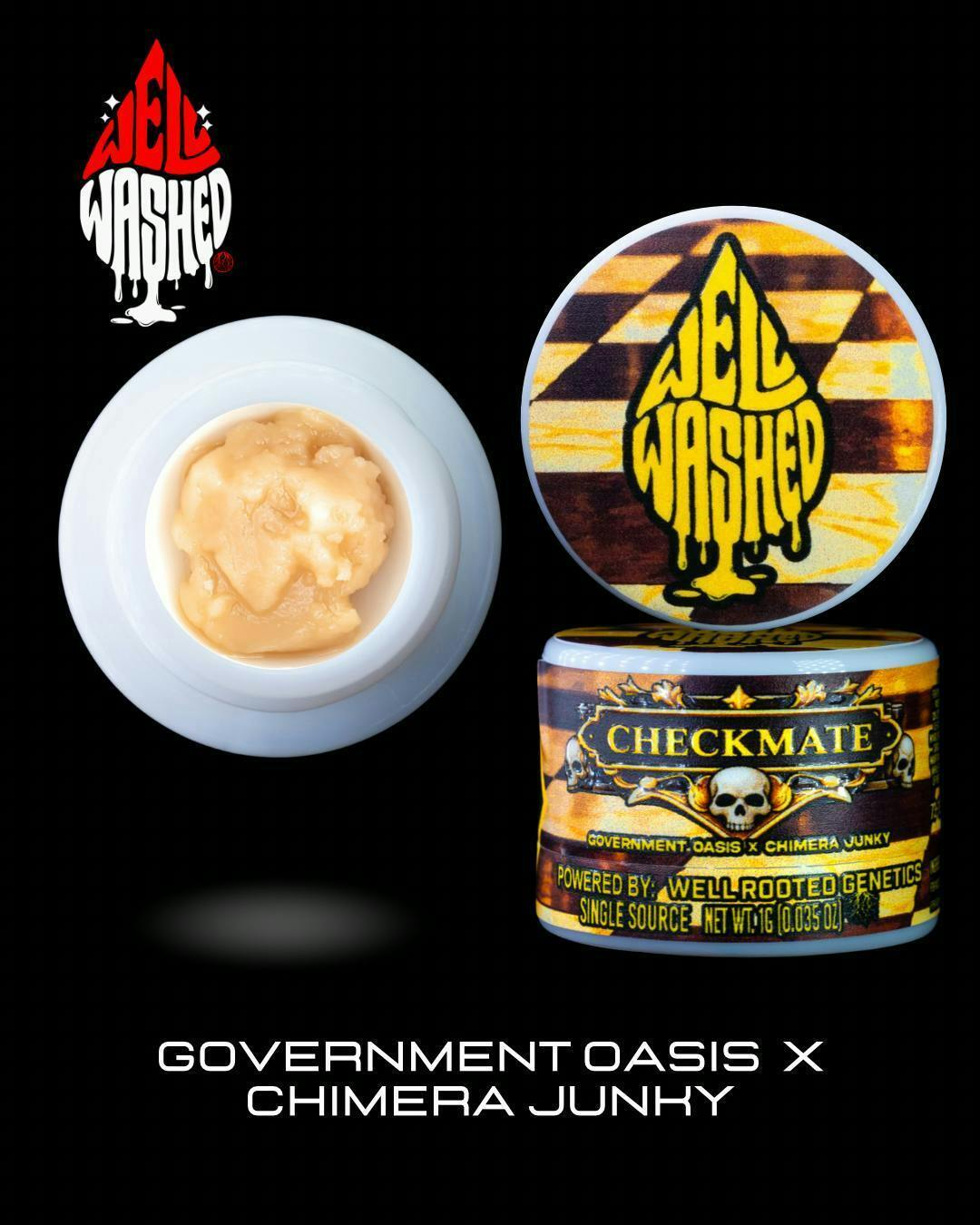 Well Washed Concentrate - Well Washed | Checkmate | Live Rosin | 1g - 1