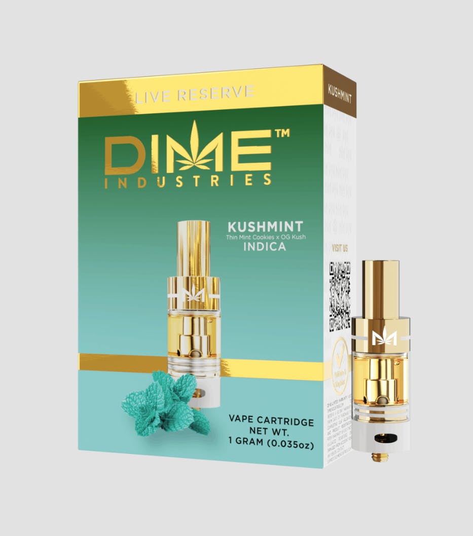 Dime Industries - Dime Industries | Kush Mints | Live Resin Cartridge | 1g - 1
