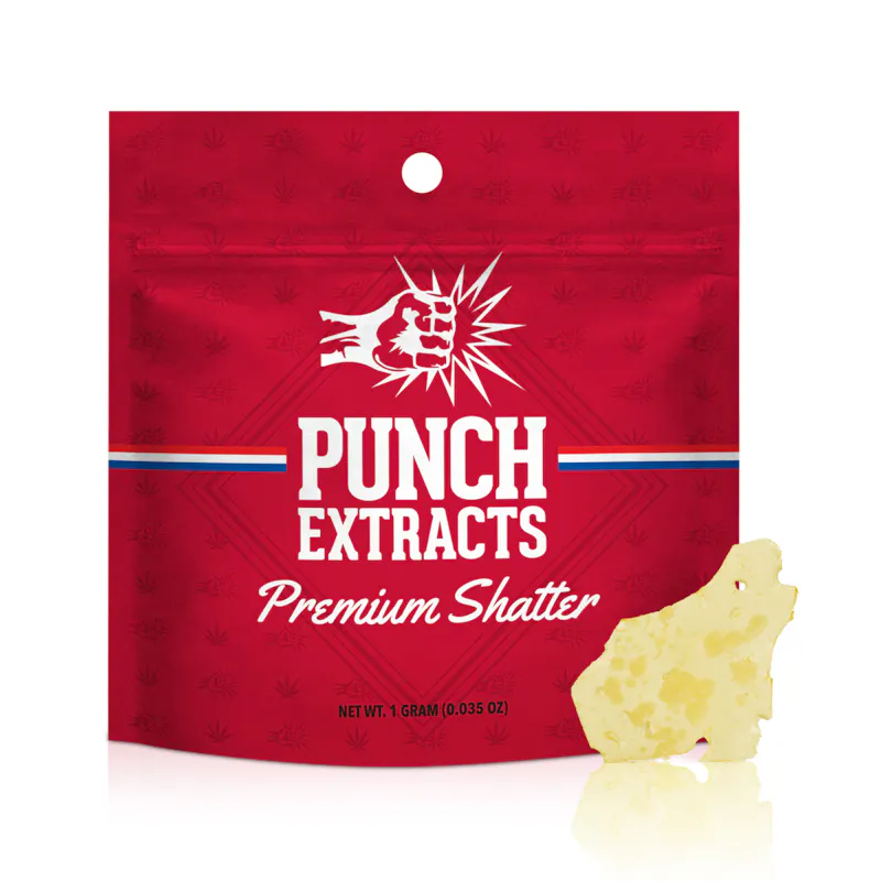 Punch Edibles Punch Berry Gas BHO Shatter 1g