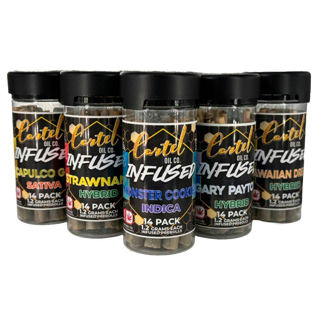 Cartel Oil Co - Cartel Oil Co | Grape Ape | Infused Joints | 1.2g each | 14pk - 1