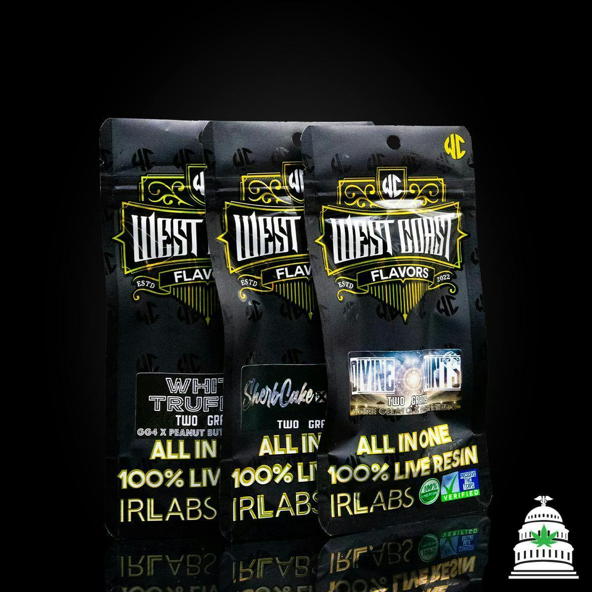 West Coast Flavors - West Coast Flavors | Divinity #35 | Live Resin Disposable | 2g - 1