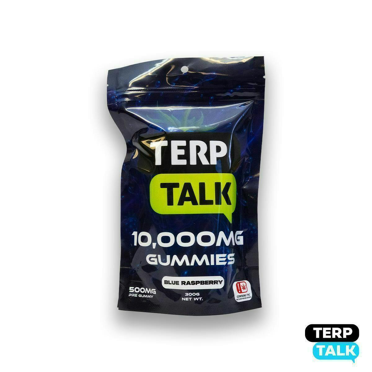 Terp Talk - Terp Talk | Blue Raspberry Gummies | 10,000mg | 20ct | 500mg/ea - 1