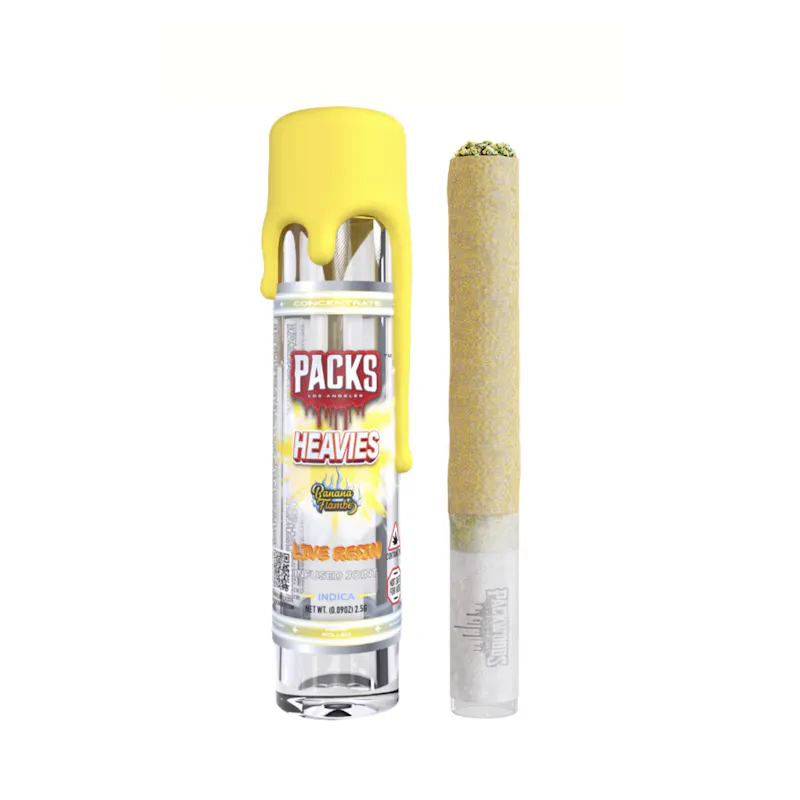 Packwoods Banana Flambe Infused Joints 2.5g pre-roll