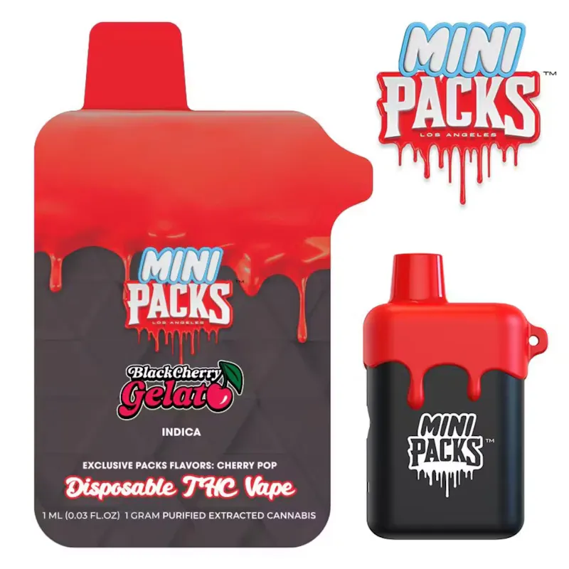 Packwoods Black Cherry Gelato Disposable 1g disposable