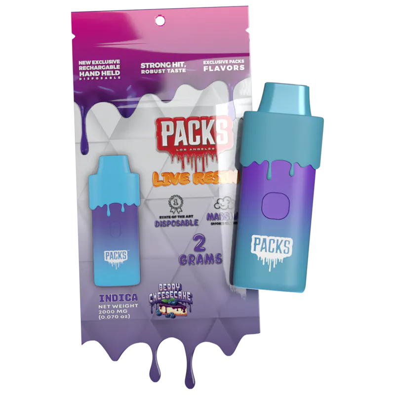 Packwoods Berry Cheesecake Disposable 2g