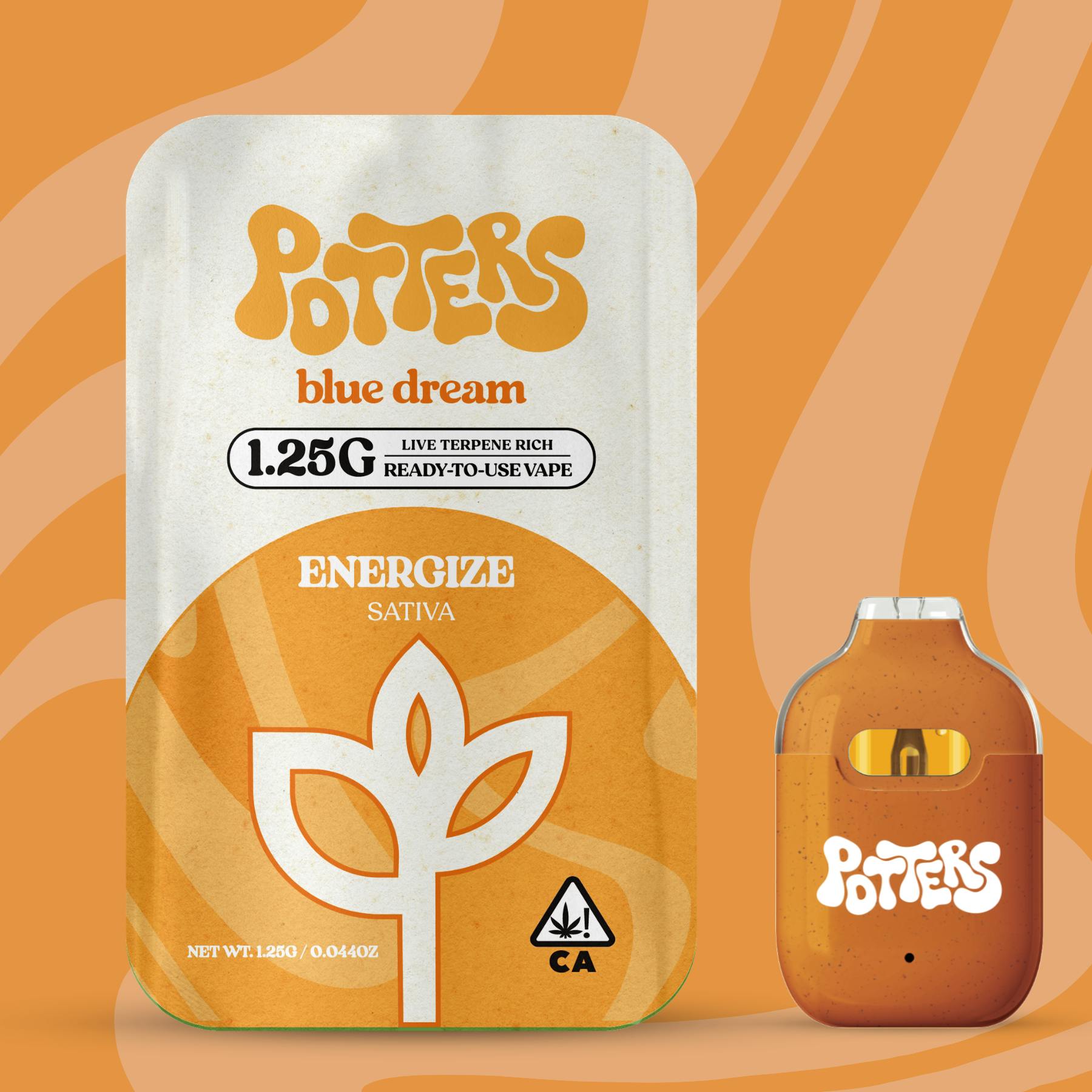 Potters - 1.25g | Live Resin RTU | Blue Dream - 1
