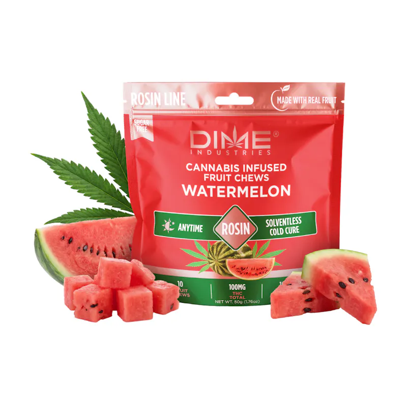 Dime Industries Watermelon Rosin Gummies 10ct