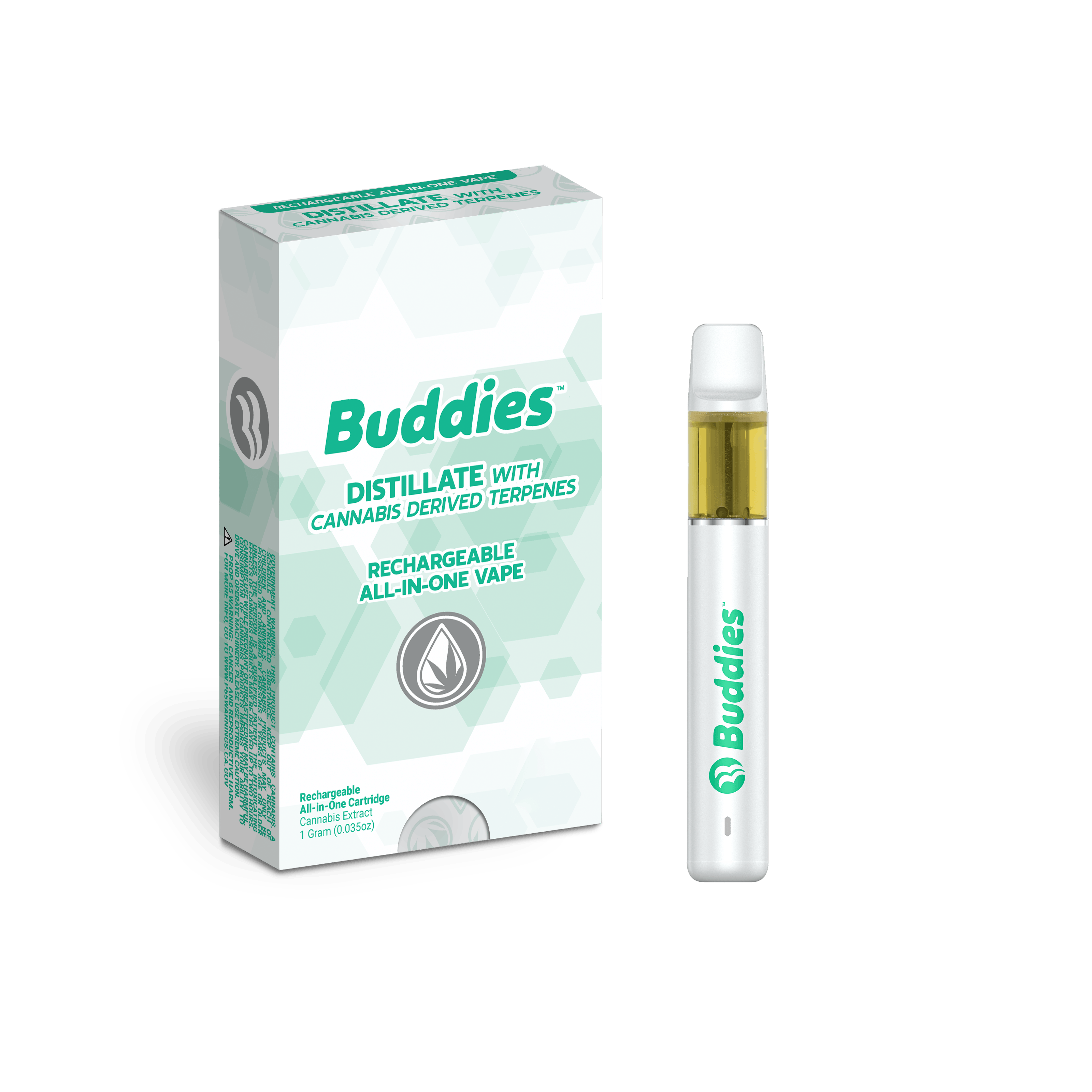 Buddies Brand - Lime Walker | PCO + CDT Disposable | 1g - 1