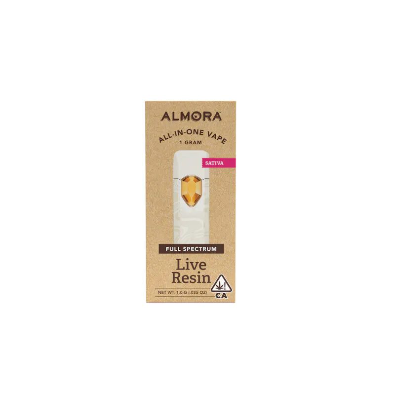Almora Ridgeline Farms: Green Lantern Live Resin AIO - 1g disposable