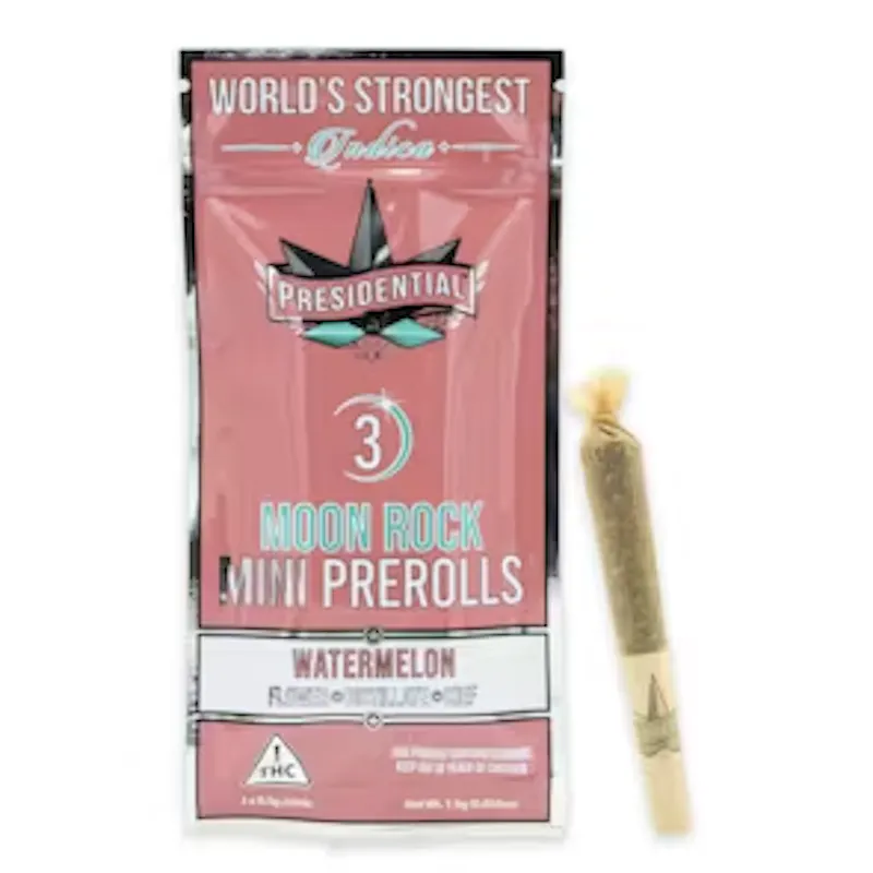 Presidential Watermelon Moon Rock Infused Minis 0.5g each 3pk