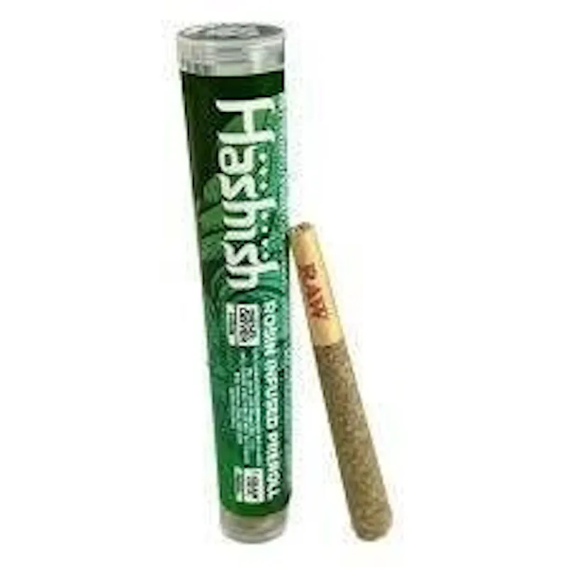 Hashish Burger Kush Live Rosin Infused Joint 1g