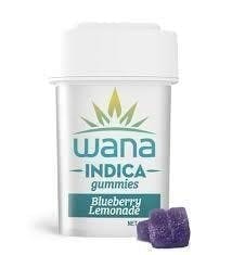 Wana Edibles - Wana | Blueberry Lemonade Gummies | 10pk | 1000mg/ea - 1