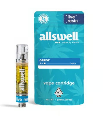 Allswell - Allswell | Oreoz | Live Resin Cartridge | 1g - 1