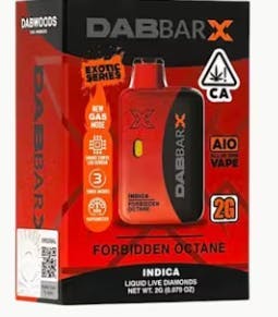 Dabwoods - Dabwoods | Forbidden Octane | Dab Bar X Liquid Diamonds Disposable | 2g - 1