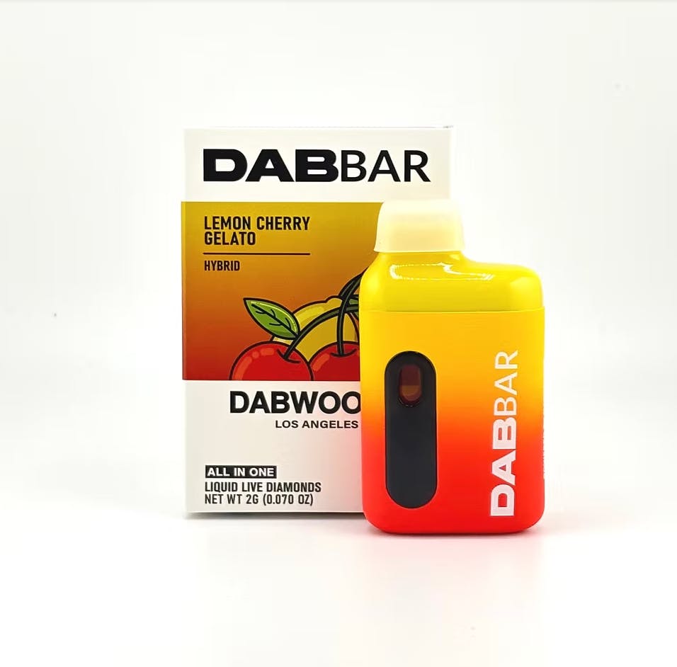 Dabwoods - Dabwoods | Lemon Cherry Gelato | Dab Bar Liquid Diamonds Disposable | 2g - 1