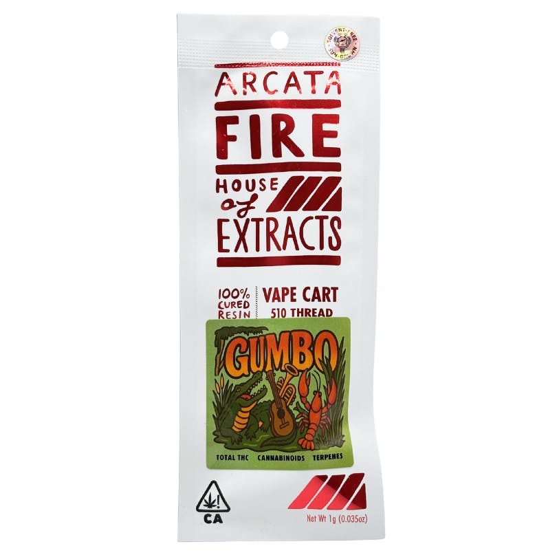 Arcata Fire - Arcata Fire | Gumbo | Live Resin | 510 Cartridge | 1g - 1