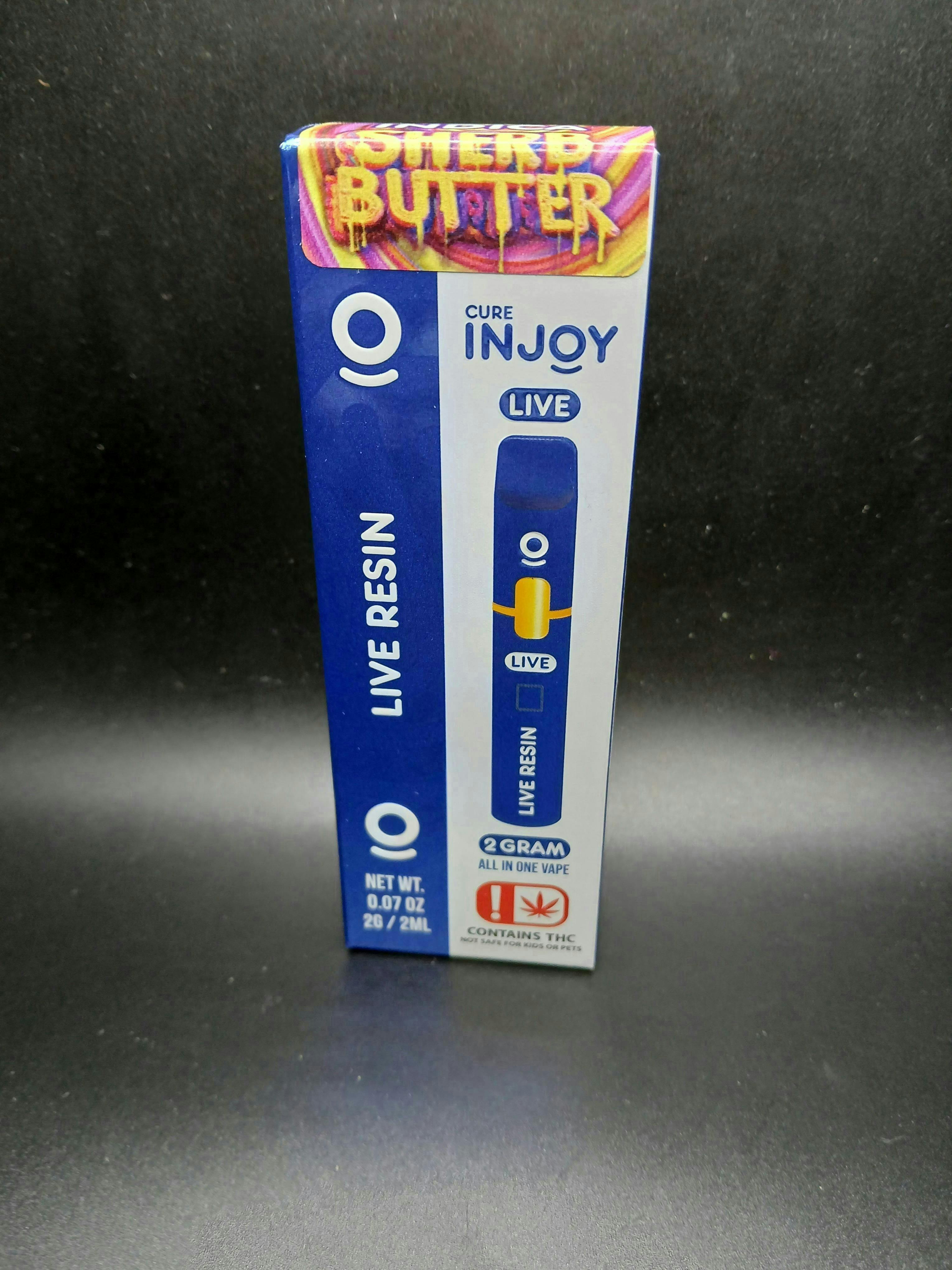 Cure Injoy - Cure Injoy | Sherb Butter | Live Resin Disposable | 2g - 1