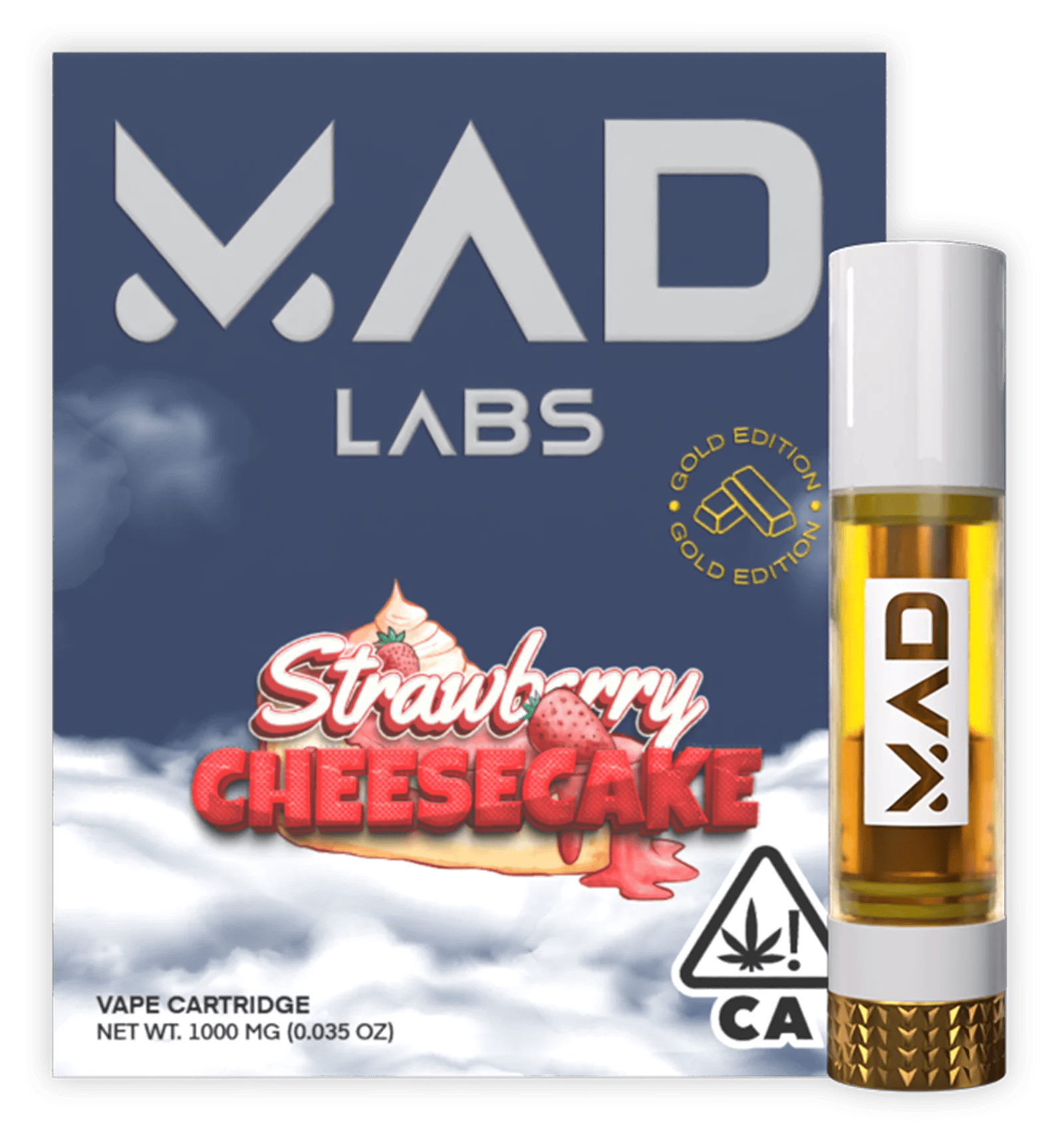 Mad Labs - Mad Labs - Strawberry Cheesecake - Vape Cartridge 1G - 1