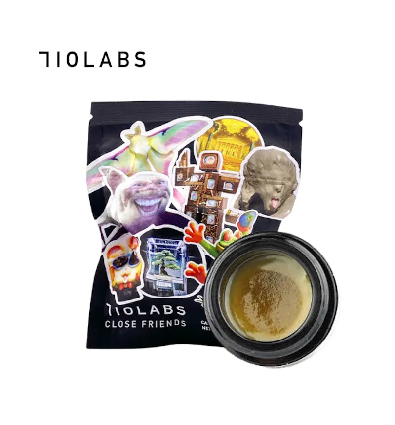 710 Labs Close Friends Melon Soda #24 & ZZ Top #3 Persy Thumbprint 2g concentrate