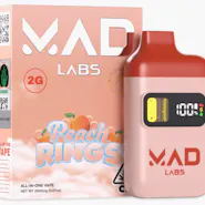 Mad Labs | Peach Rings | Disposable | 2g