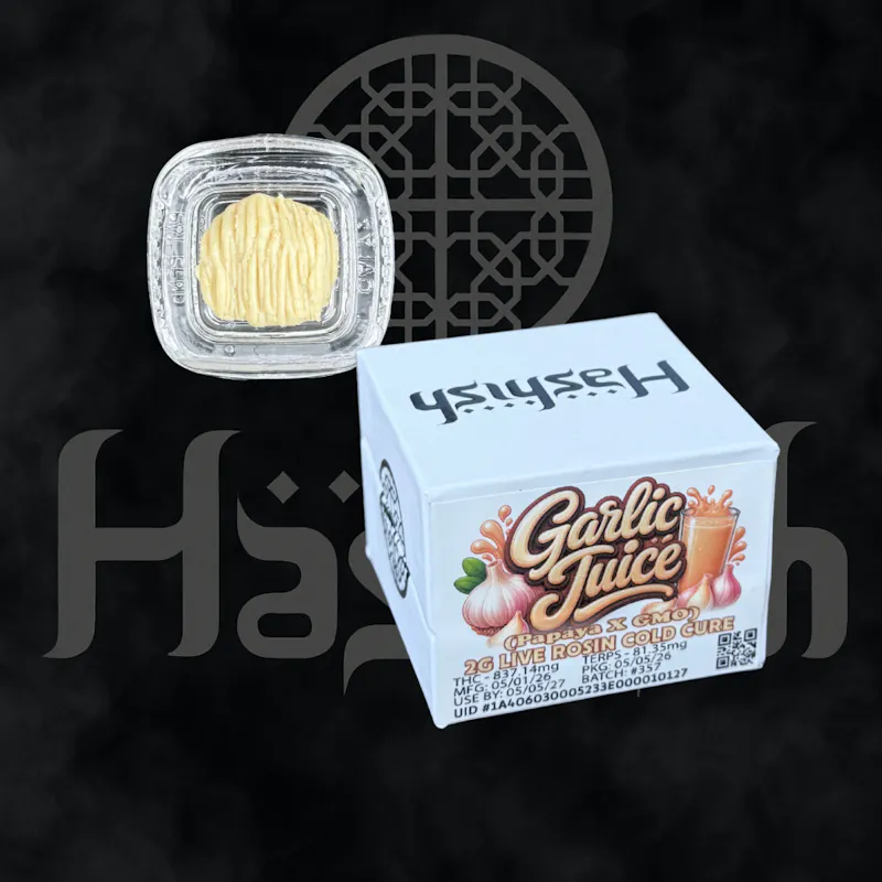 Hashish Garlic Juice 2g Rosin concentrate