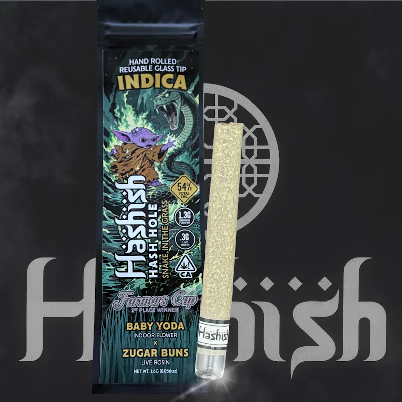 Hashish Baby Yoda 1.3g Indoor Flower .3g Rosin