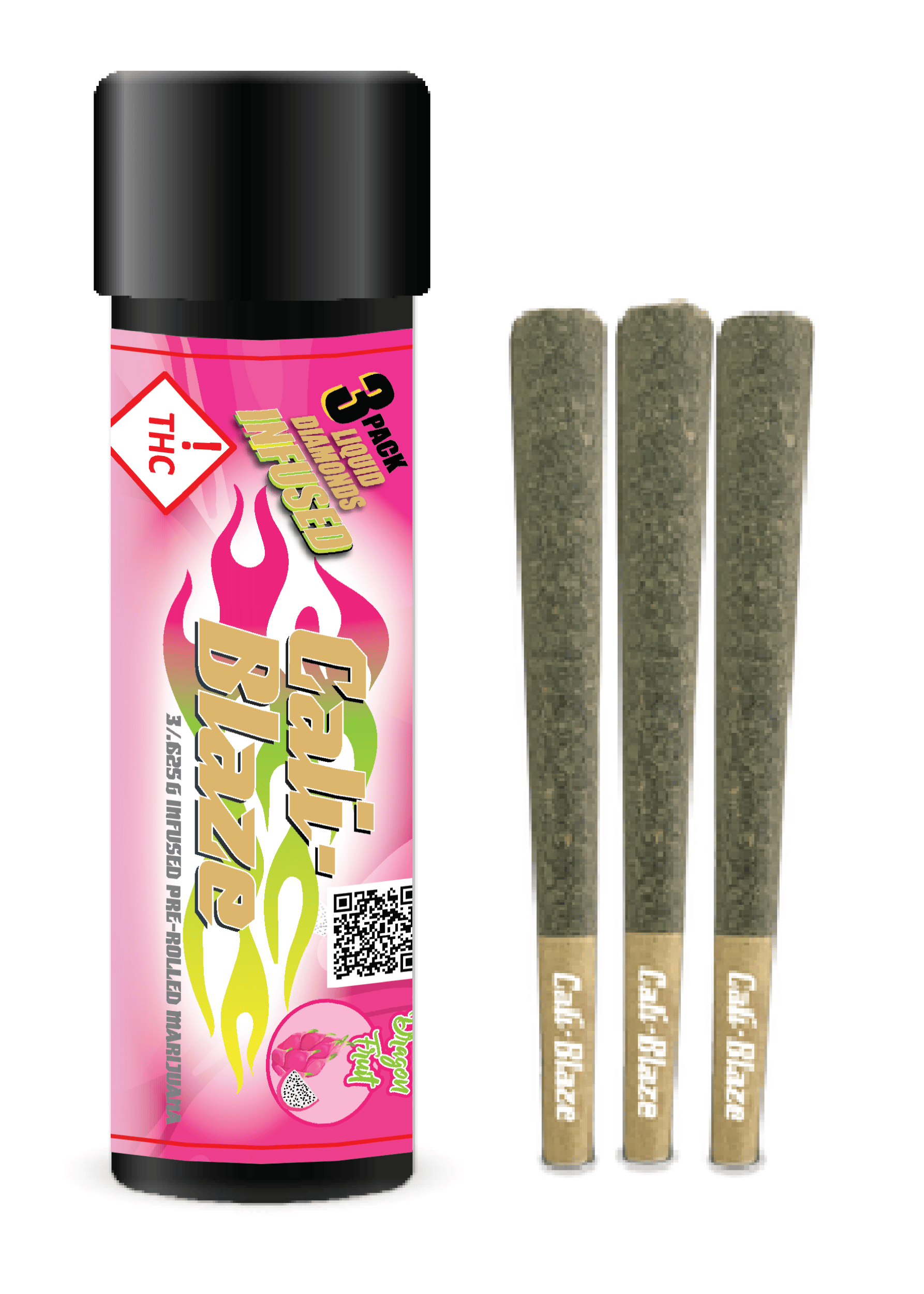 Cali-Blaze - Apple Fritter | Infused Joints | 0.6256g | 3pk - 1