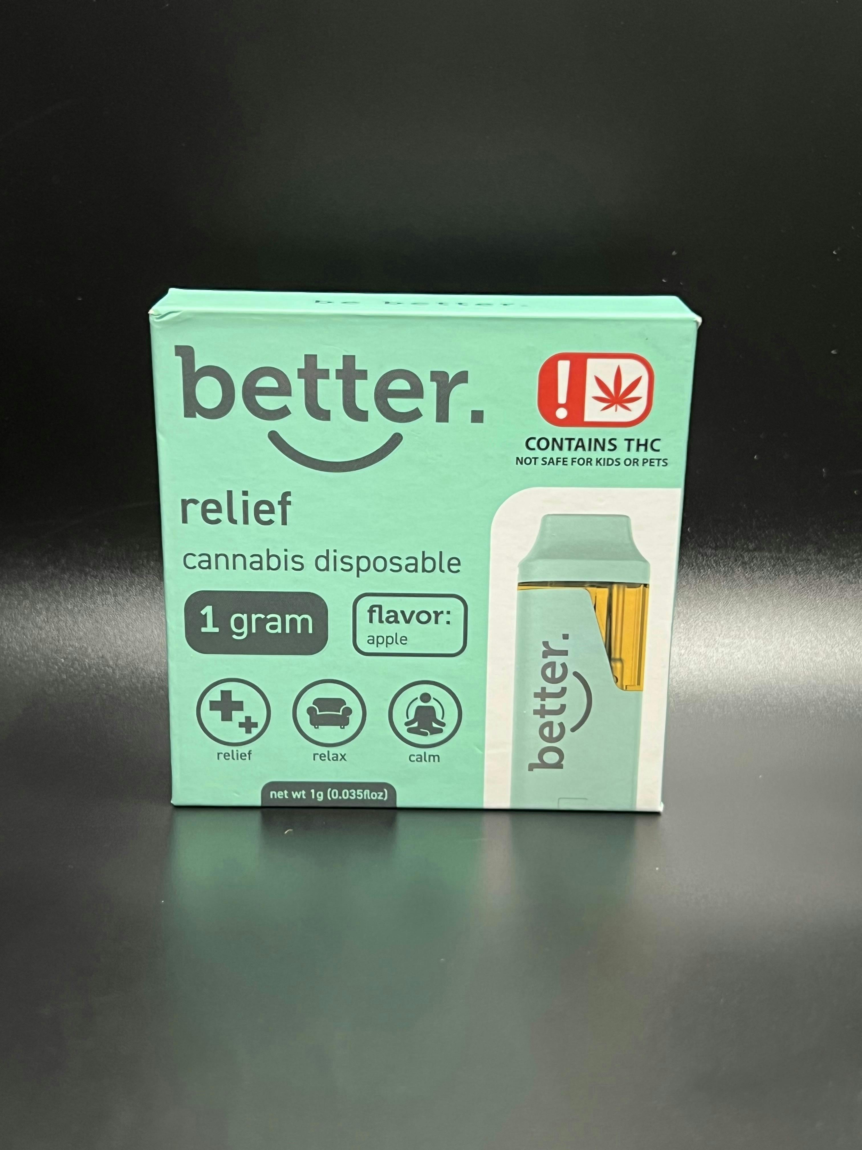 Better - Relief: Apple | Disposable | 1g - 1