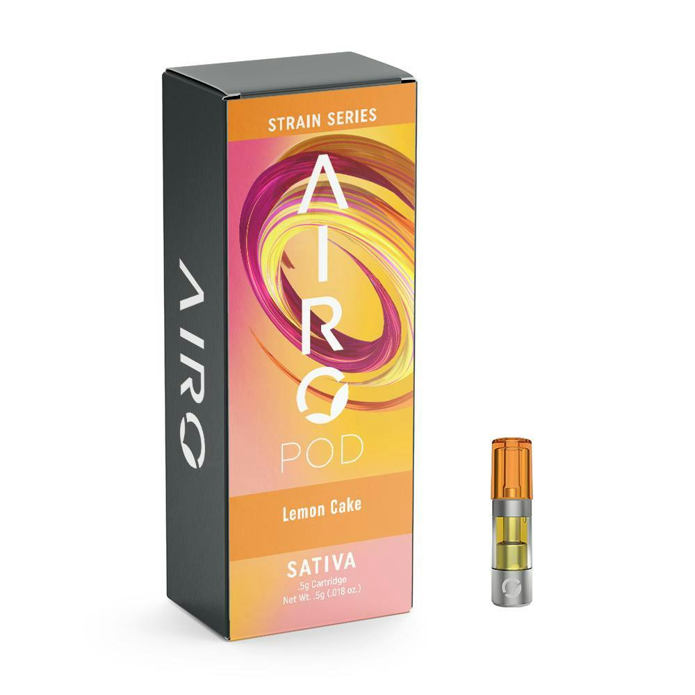 Airo Brands - AiroPod | Lemon Cake | Pods Cartridge | 0.5g - 1