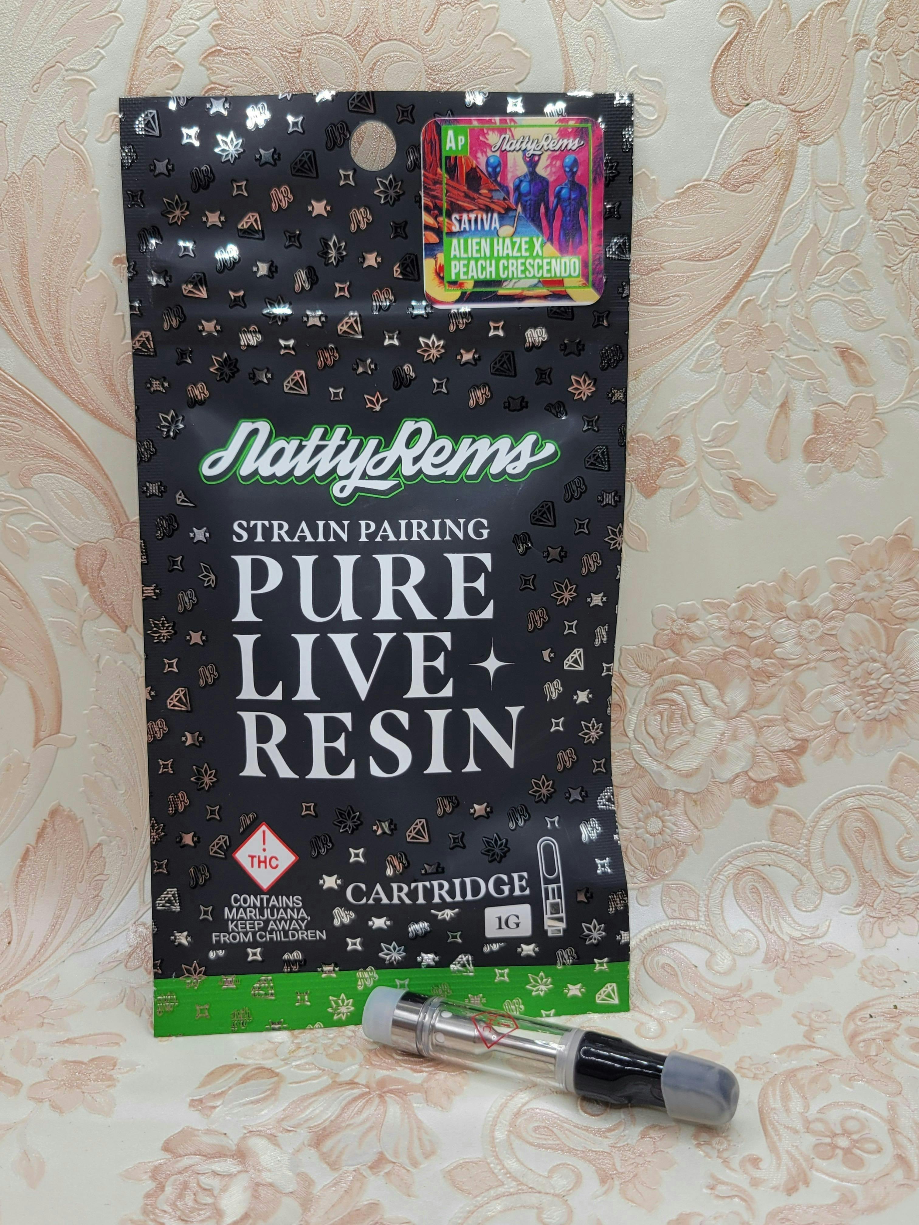 Natty Rems - Peach Crescendo x Alien Haze | 510 Cartridge | 1g - 1