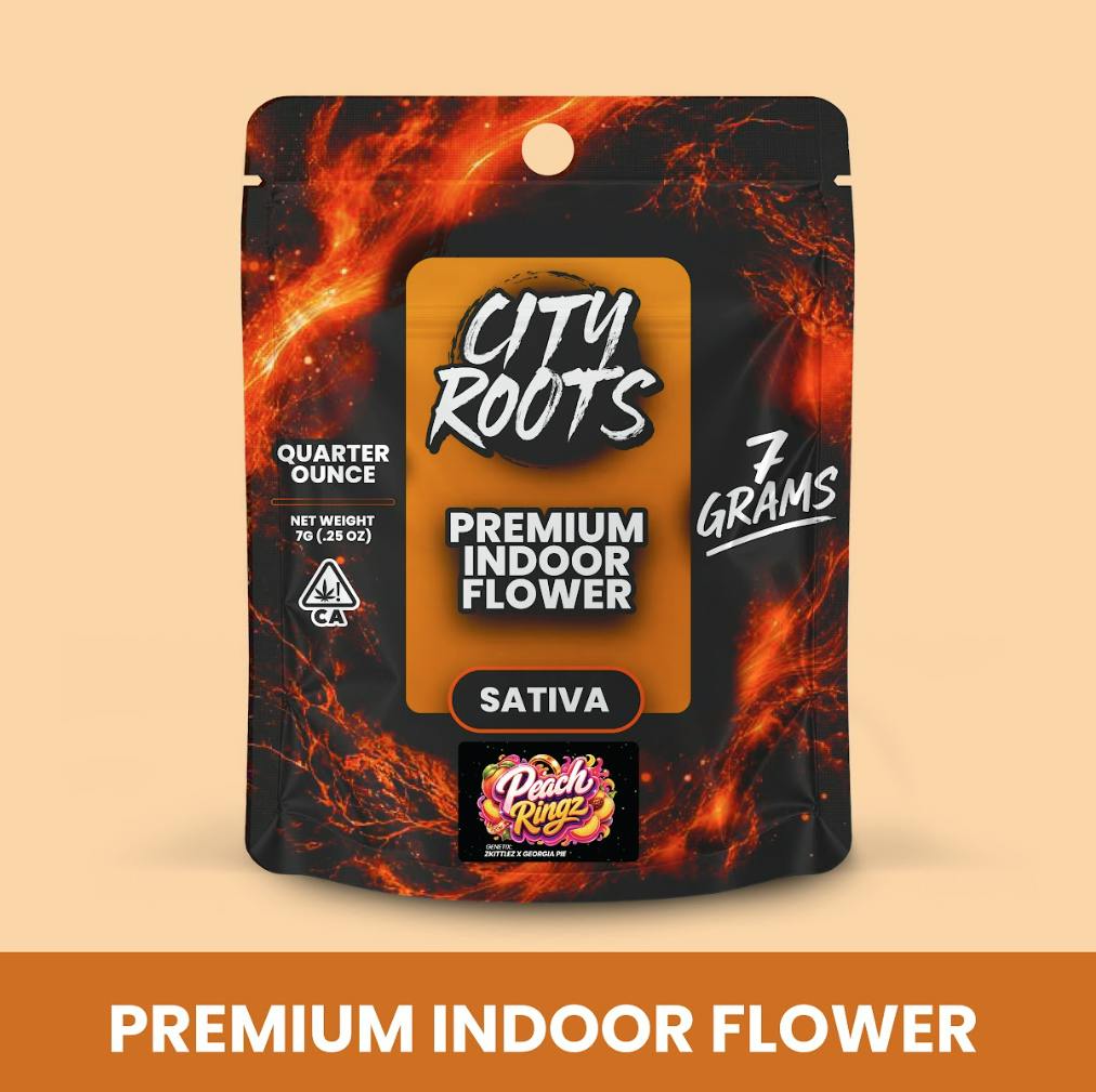 Peach Ringz (Sativa) Premium Flower 7g