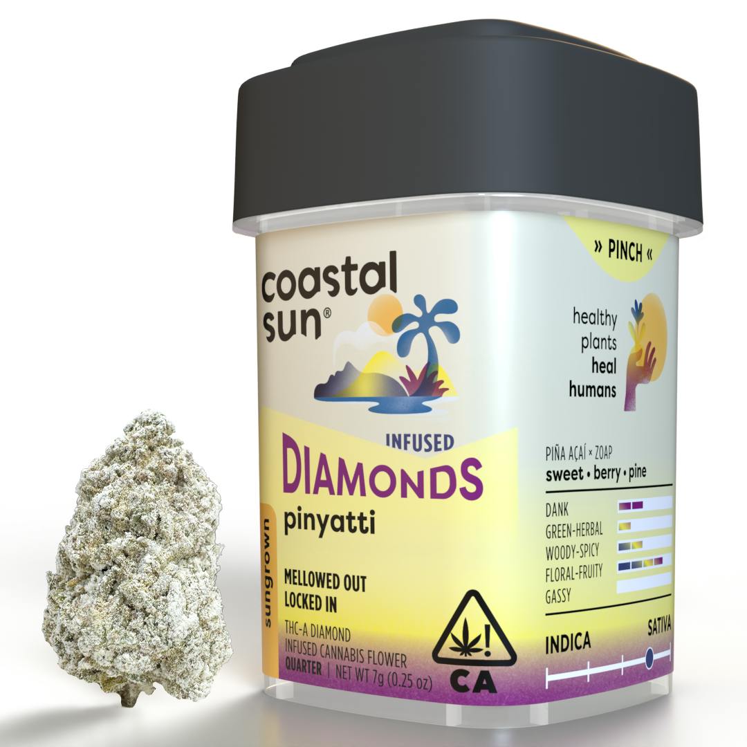Coastal Sun - Coastal Sun | Pinyatti | Infused Sungrown Flower | 7g - 1