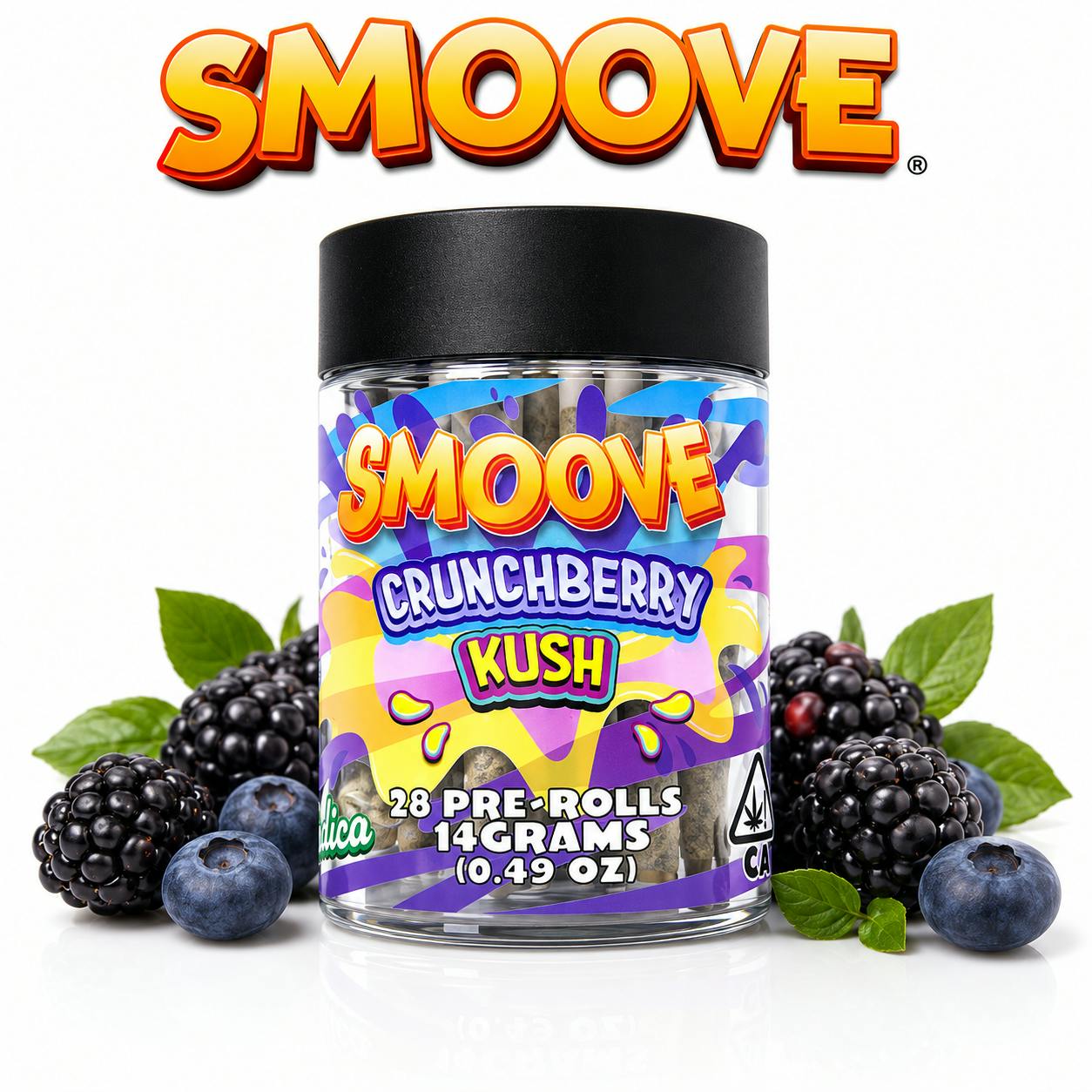 Smoove - Smoove Pre Roll Crunchberry Kush 28 x 0.5 - 14 G - 1