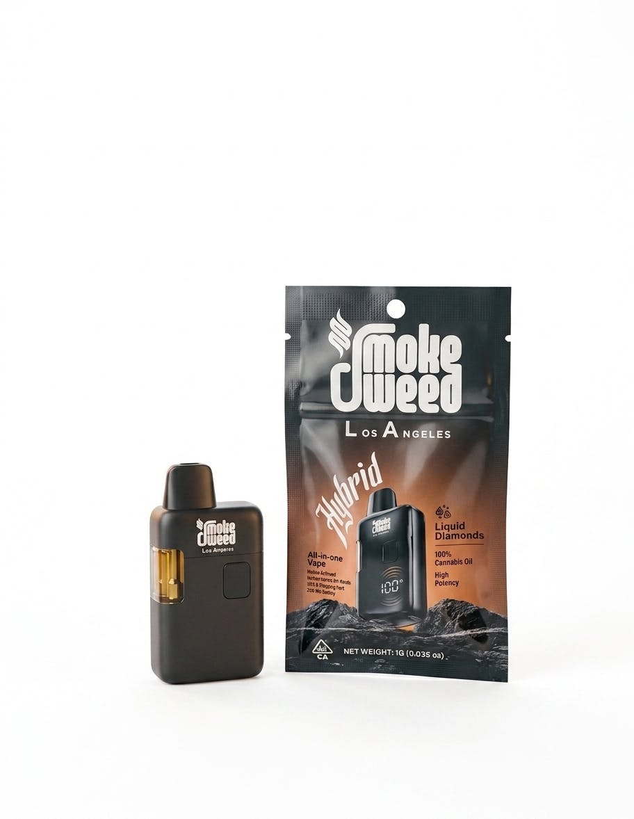 Smoke Weed LA - SWLA - Watermelon Liquid Diamond Disposable Vape 1g - 1